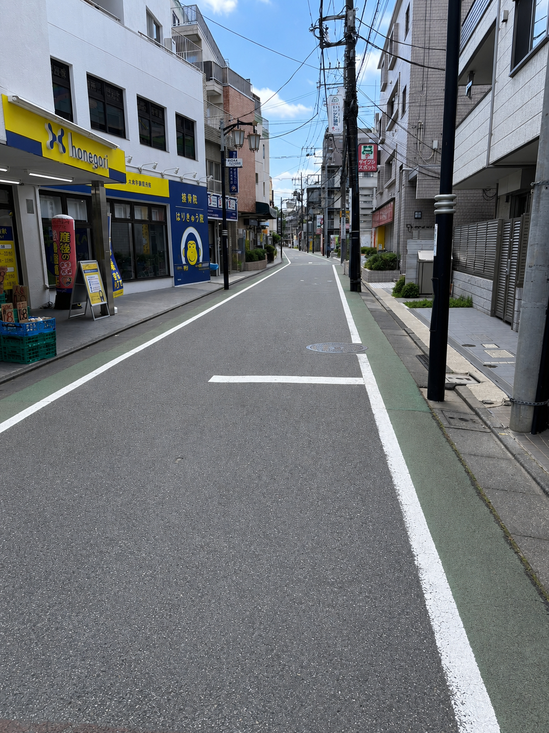 大泉学園駅からbibiまでの道順 STEP6 商店街をまっすぐ進みます