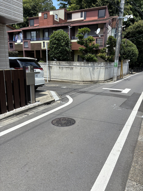 大泉学園駅からbibiまでの道順 STEP9 細い道へ左折